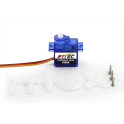 Part Servo 1.3kg analog continuous FS90R w/wheel Part Servo 1.3kg analog continuous FS90R w/wheel